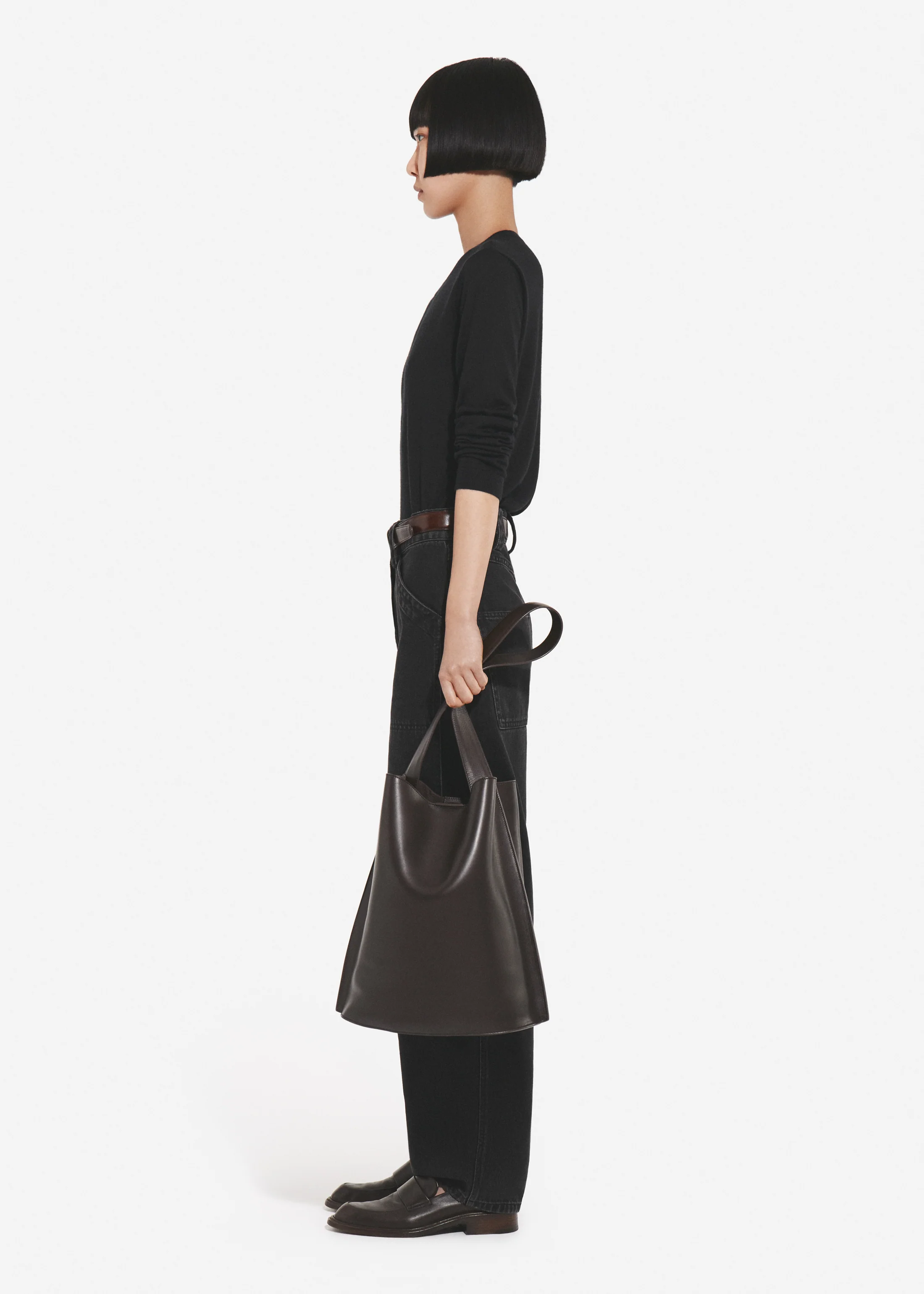 Denim Patch Pocket Jean - Black - Image 3