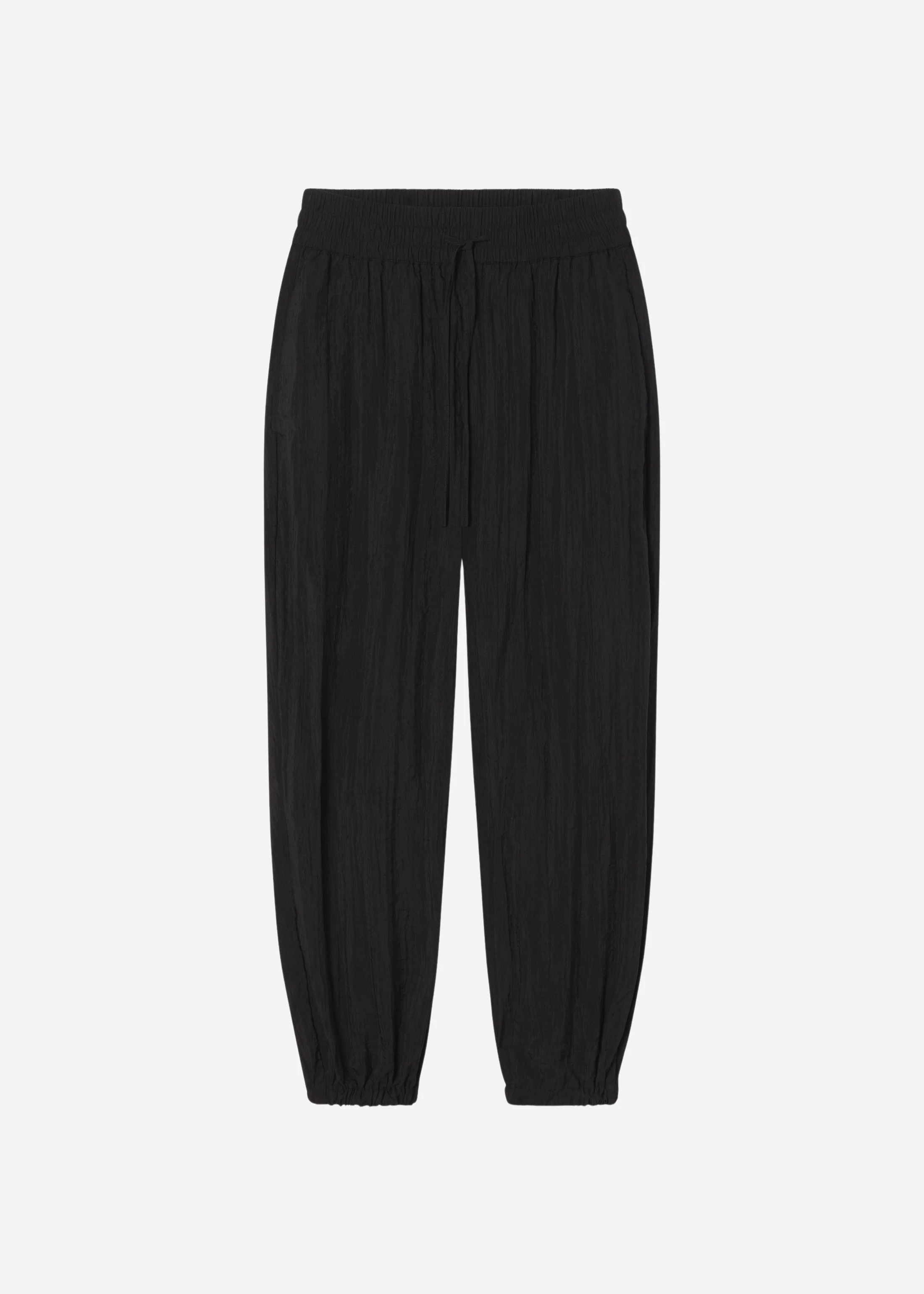 Jogger Pant in Recycled Nylon - Black - Image 4