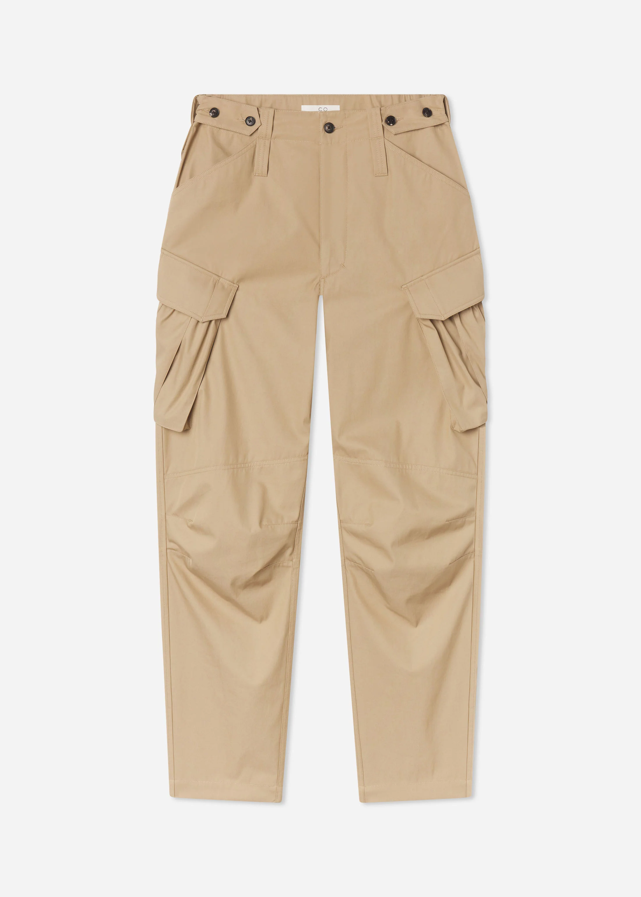 Military Cargo Pant in Cotton Twill- Camel - Image 5