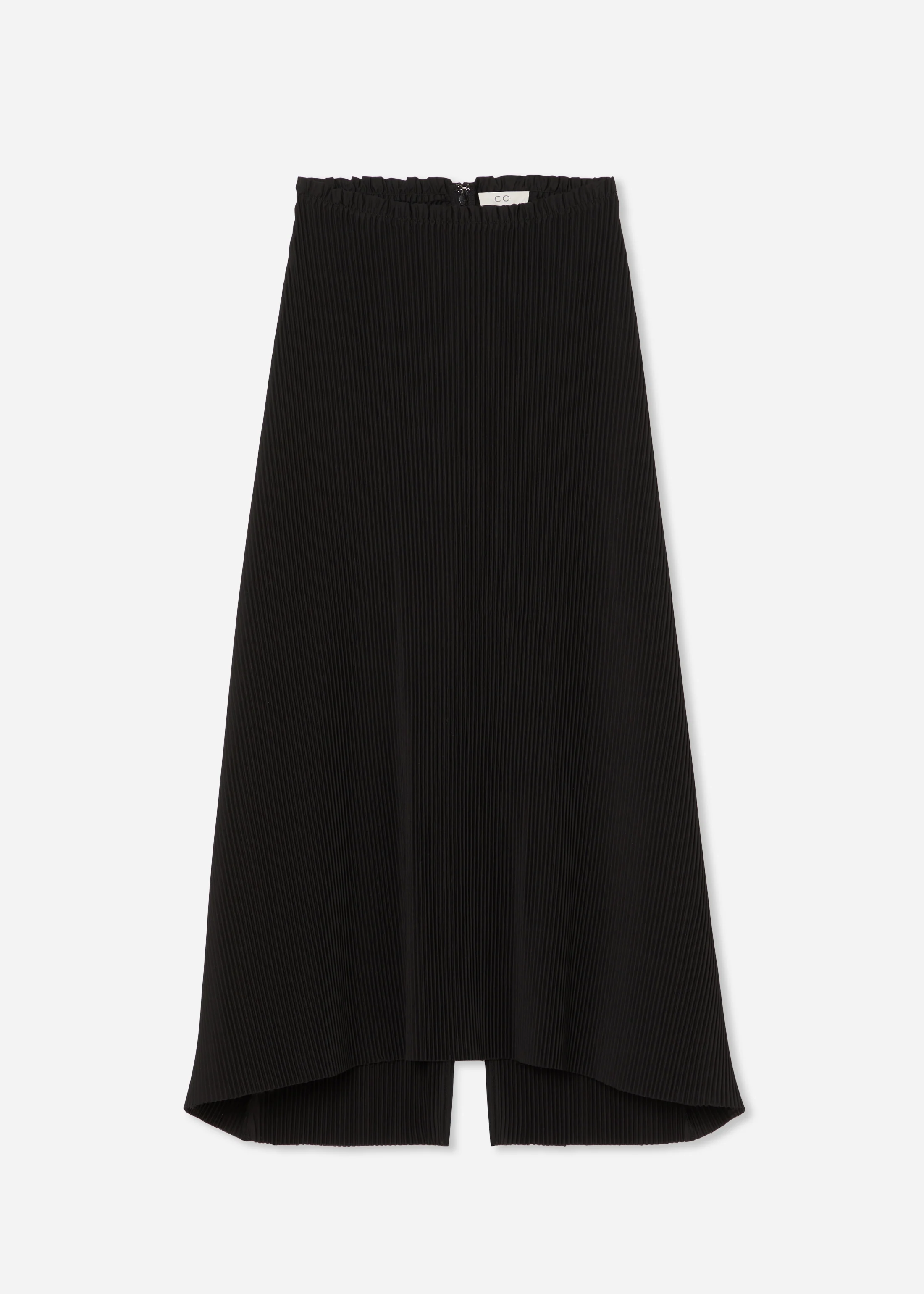Midi Skirt in Plisse - Black - Image 5