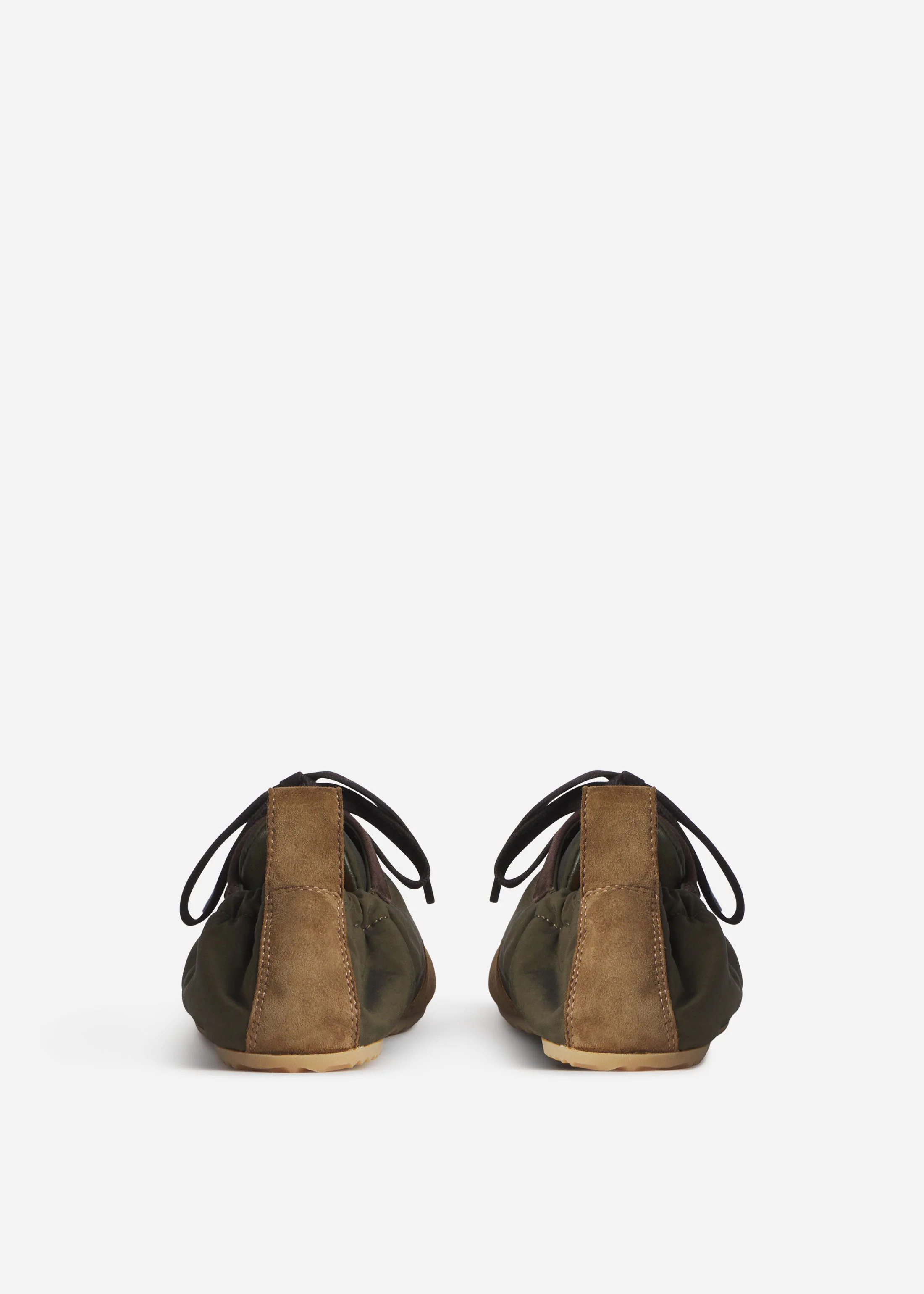 Slip On Elastic Sneaker - Olive - Image 3